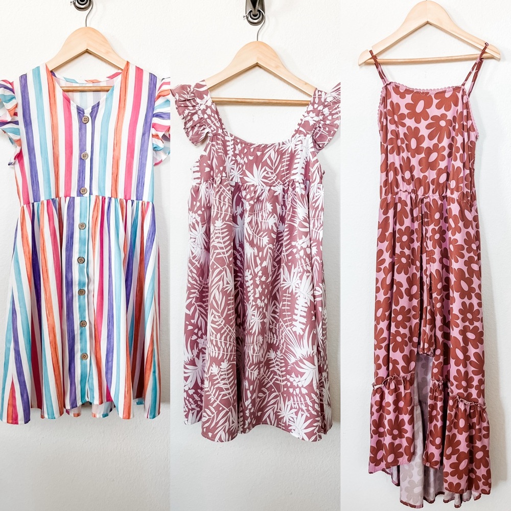 Girls Summer Dresses Bundle of 3, size 10